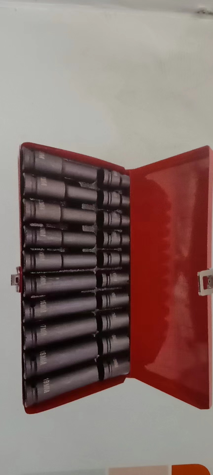 Juego de dados neumáticos 1/2” de 35 piezas, incluye vasos largos y cortos, kit profesional para herramientas neumáticas