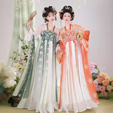 原创唐制汉服女2025新款成人古装齐胸破裙仙气飘飘日常改良闺蜜装