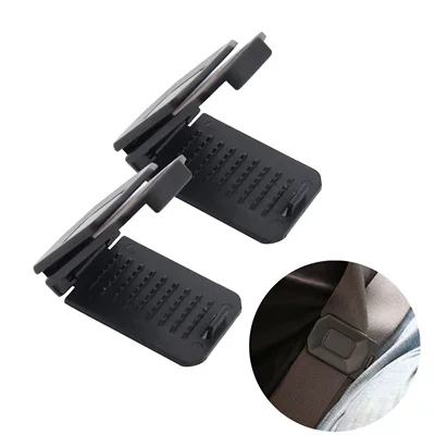 Safety belt adjuster device calibration auto parts protective shoulder neck locking buckle SenBelt Adjuster (Seat belt shoulder pad) - black