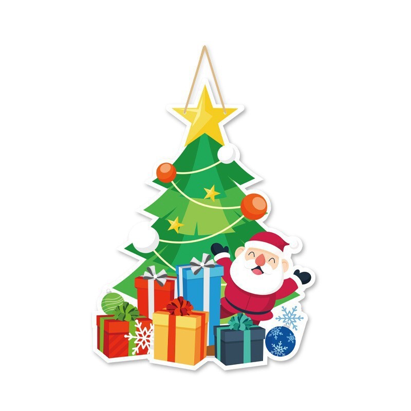 新しいクリスマス装飾フラッグバナークリスマスパーティーフラッグフラワーアンビエンスアレンジメント小道具装飾メーカー|undefined
