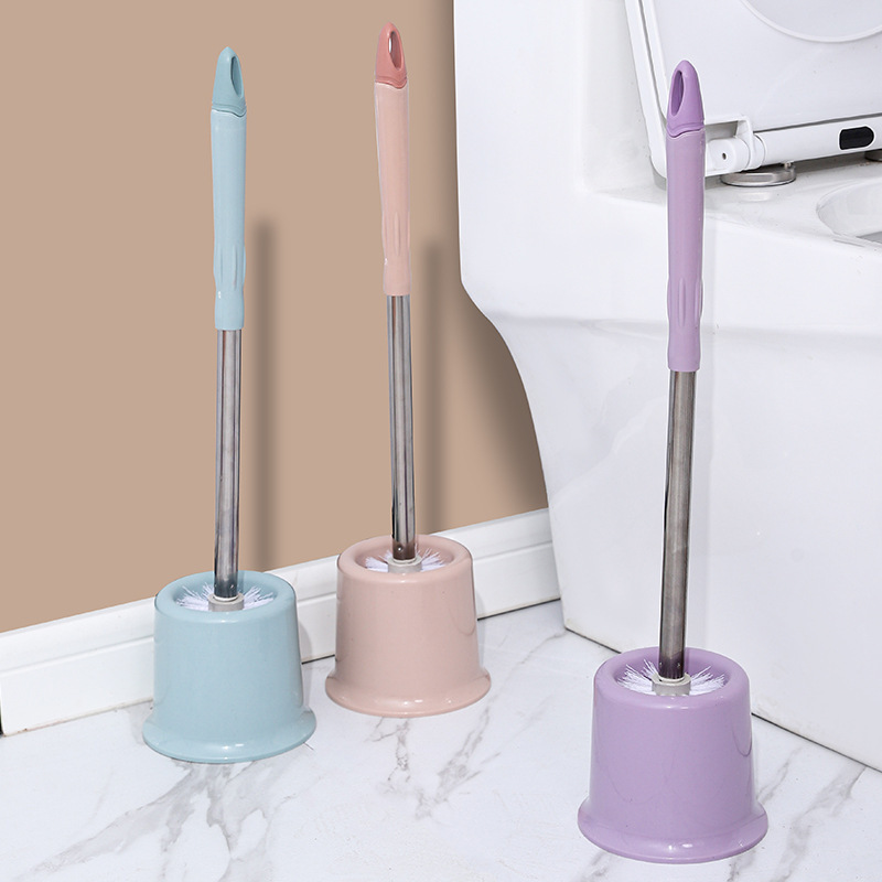 Household Bathroom Toilet Brush Toilet Cleaning Brush Without Punching and No Dead Ends Toilet Long Handle Toilet Brush Brush