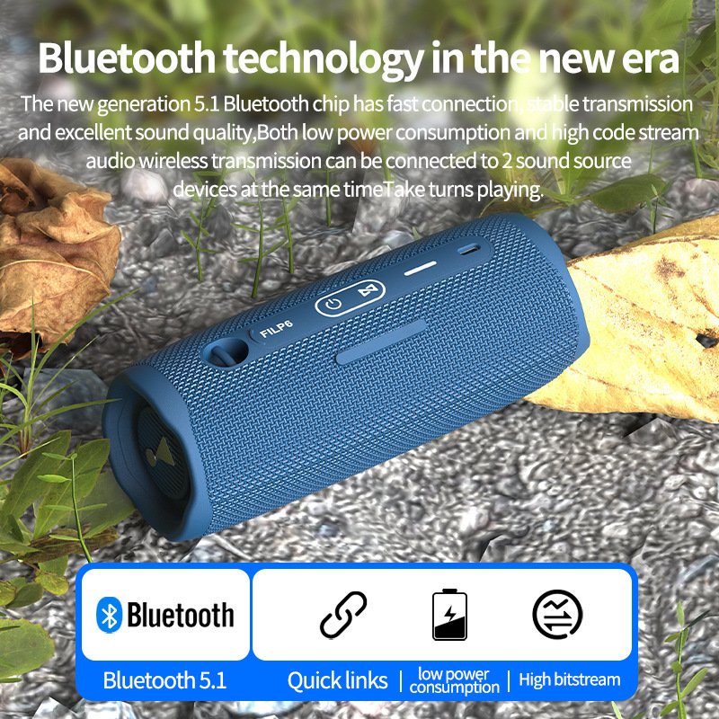 Huaqiangbei Bluetooth スピーカー万華鏡 FLIP6 ワイヤレス スピーカー FLIP 6 サブウーファー屋外ポータブル スピーカー|undefined