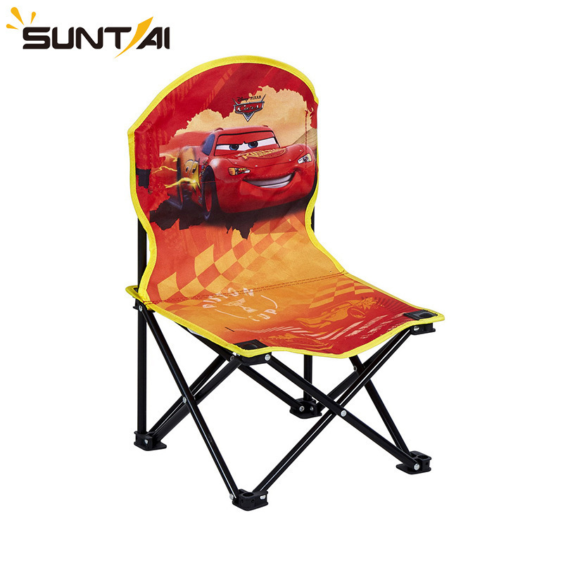 Cute Cartoon Pattern Girls' Leisure Chair with Backrest, Small Armchair, Beach Chair, Outdoor Portable Camping Folding Chair Cute Cartoon Pattern Girls' Leisure Chair with Backrest, Small Armchair, Beach Chair, Outdoor Portable Camping Folding Chair