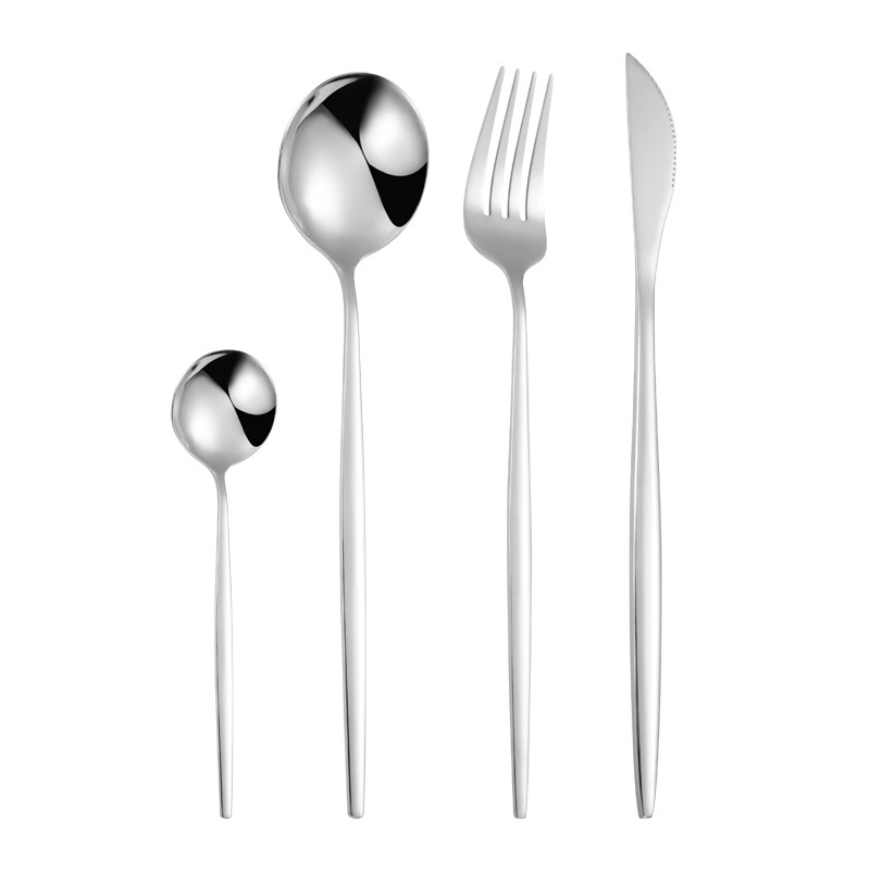 ポルトガルステンレスナイフフォークスプーンセットヨーロッパ式高颜値食器ホテル洋食ステーキナイフフォーククロスボーダースプーンフォーク|undefined