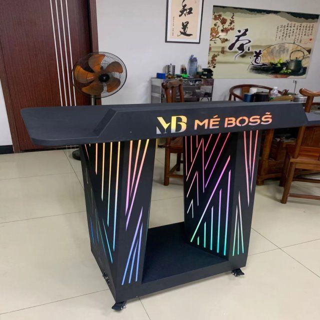 KTV包房DJ台酒吧发光dj台打碟台打碟机桌调音台酒吧包厢移动dj台