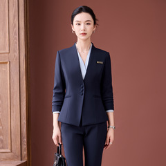 高级感西装套装女春秋2025新款高端气质职业装酒店经理前台工作服