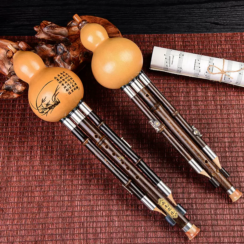 紫竹梅花扣葫芦丝云南厂家批发专业级考级用乐器演奏级演奏型