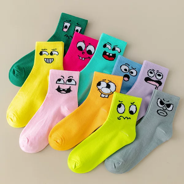 Cross-border plus size socks ladies tube socks foreign trade Amazon funny sports stockings men's socks wholesale Xiyin
