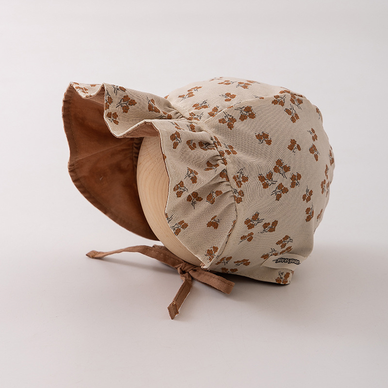 Sombreros para bebés, sombreros para oídos de primavera y otoño, sombreros para bebés de un mes, sombreros para bebés recién nacidos, sombreros de princesa de algodón a prueba de viento