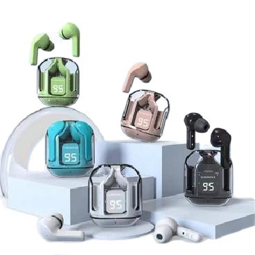 TK cargo transparente segunda generación Air39 auriculares Bluetooth transparente generación Air31 cristal pantalla digital cápsula inalámbrica