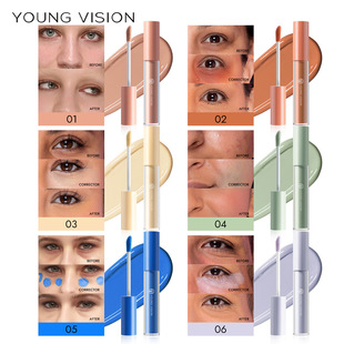 YOUNG VISION ��ɫ�۵�Һ concealer����ҺĘ�����6ɫ���x���yҺ