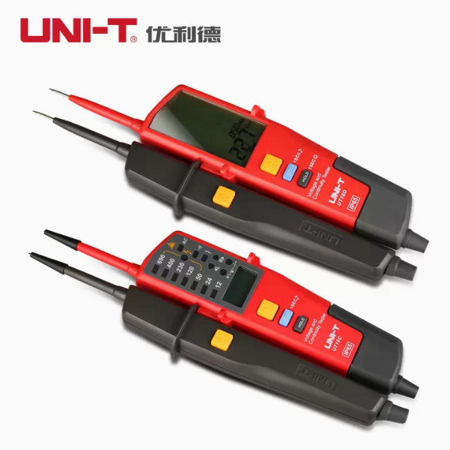 优利德UT18A/18B/18C/18D电压及连续性测试仪/RCD测试/极性检测