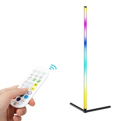 LED雰囲気フロアランプRGBカラフルフロアランプ2.4G Bluetooth APPリビングルームゲーミングコーナー音声制御ライト