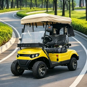 Tourist attraction electric golf cart, amusement park resort sightseeing vehicle, zoo golf cart