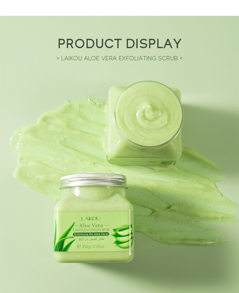Cross-border Laicome Body Scrub 350g Pore Cleansing and keratin rejuvenation skin care products wholesale manufacturer supply undefined