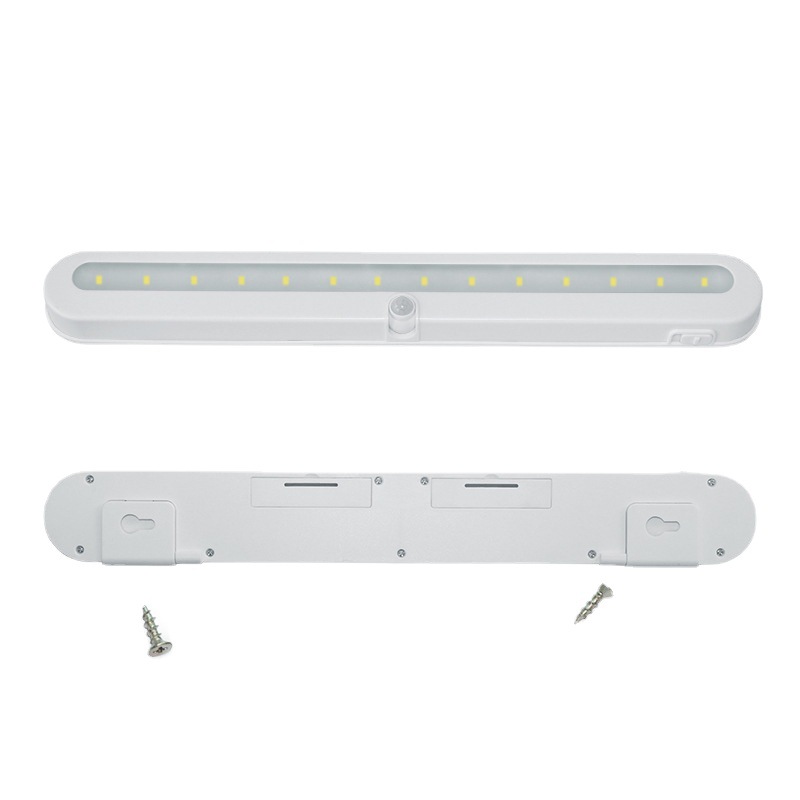 led感應(yīng)小夜燈 掛勾式人體紅外感應(yīng)燈電池櫥柜燈感應(yīng)衣柜燈免布線