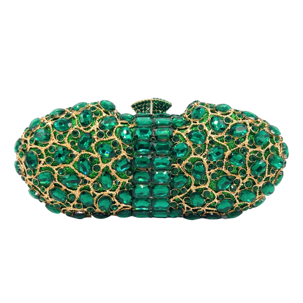 Bolsa de cena de diamantes en stock bolsa de boda de diamantes de piedra bolsa de embrague de mujeres