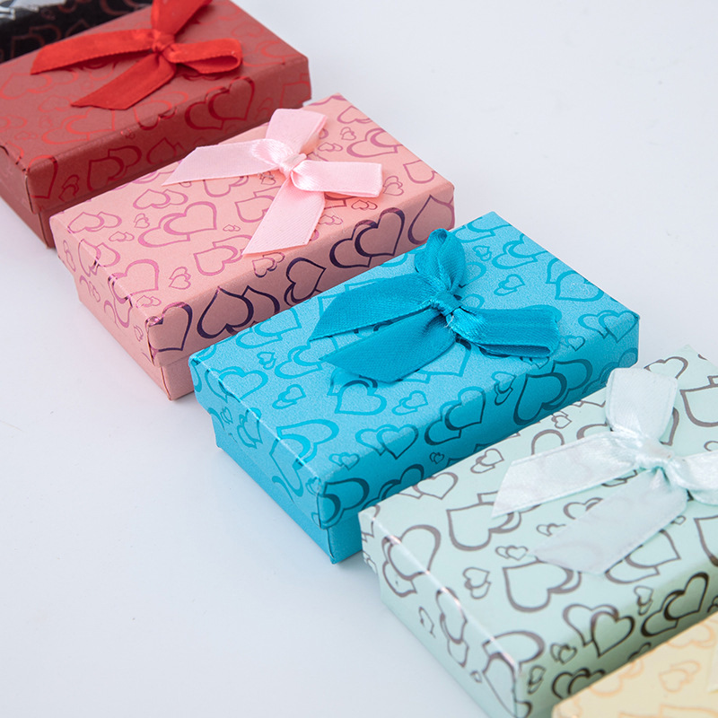 Caja de Regalo para Joyas con Tapa de Papel para Regalos de Cumpleaños