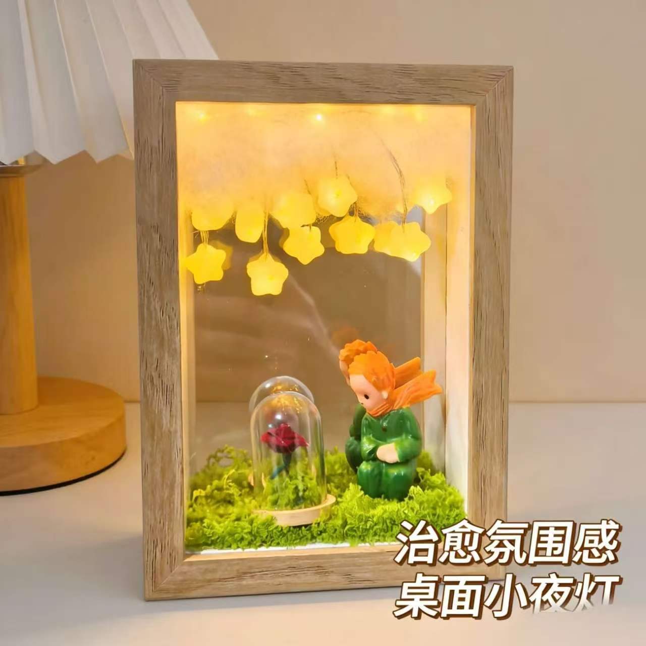 Lámpara de Noche Marco de Fotos DIY Hecho a Mano para Escritorio y Regalo de Cumpleaños image 6
