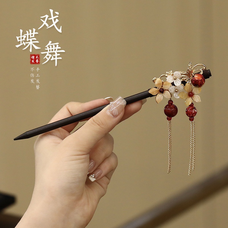Nuevo estilo antiguo chino pinzas de cabello para mujeres de alto nivel de movimiento de cabello pinzas de cabello modernas cheongsam piezas de cabello
