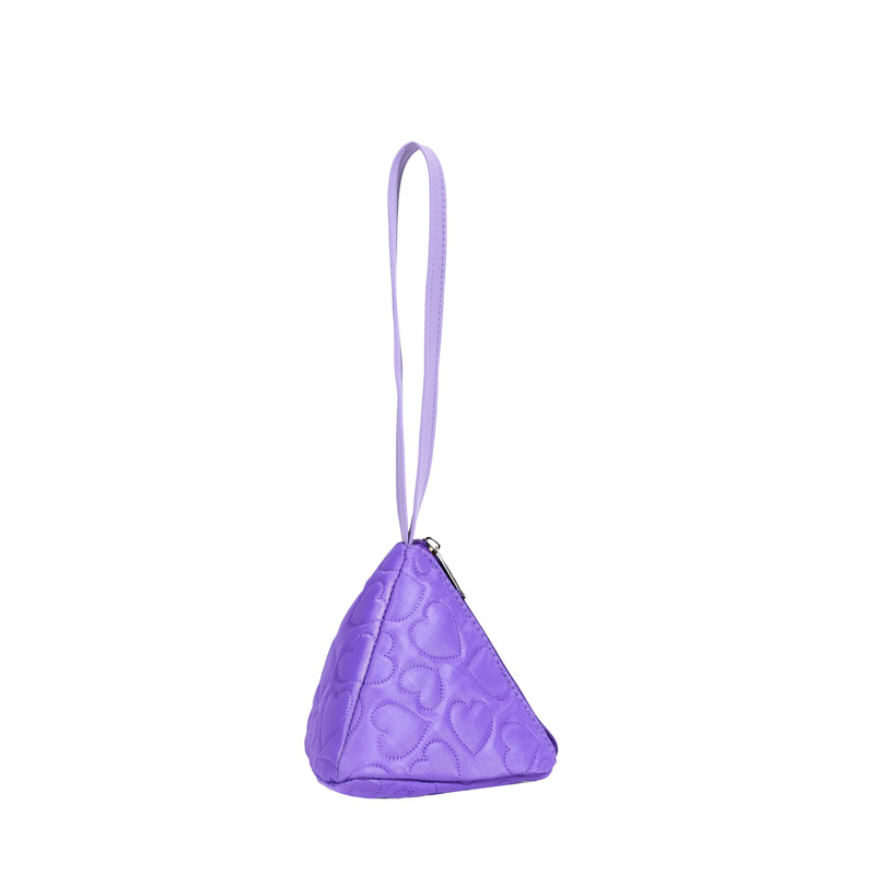 Bonito bolso infantil con forma de zongzi simple color sólido mini bebé mochila portátil auriculares bolso de cambio