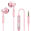 Metal headphones, earplugs, mobile phone, wire control, wholesale