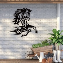 马金属墙艺术动物墙艺术客厅墙装饰墙装饰金属墙壁艺术品