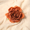 Silk cloth rose head high -end simulation flower fake flower wedding home decoration cost diameter 9cm 9 layer 9 color