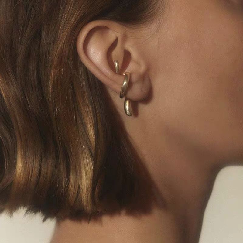 1 Piece Quantity Party Occasion 1 Piece Fashion Irregular Geometric Metal Women's Ear Clips