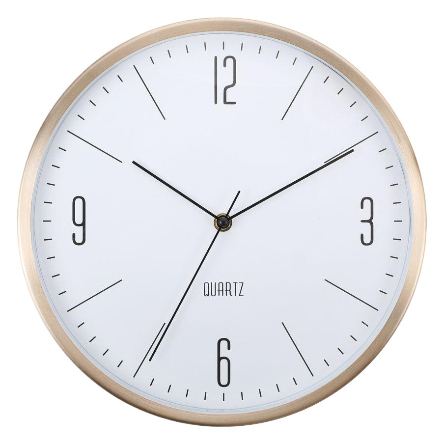 Nordic Luz de lujo Reloj de pared de metal cepillado marco simple moda mudo reloj de cuarzo sala de estar dormitorio reloj moderno