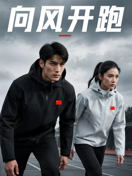 National team sports windbreaker for men and women, lightweight jacket, waterproof and breathable, suitable for referees, coaches, and training, soft shell jacket