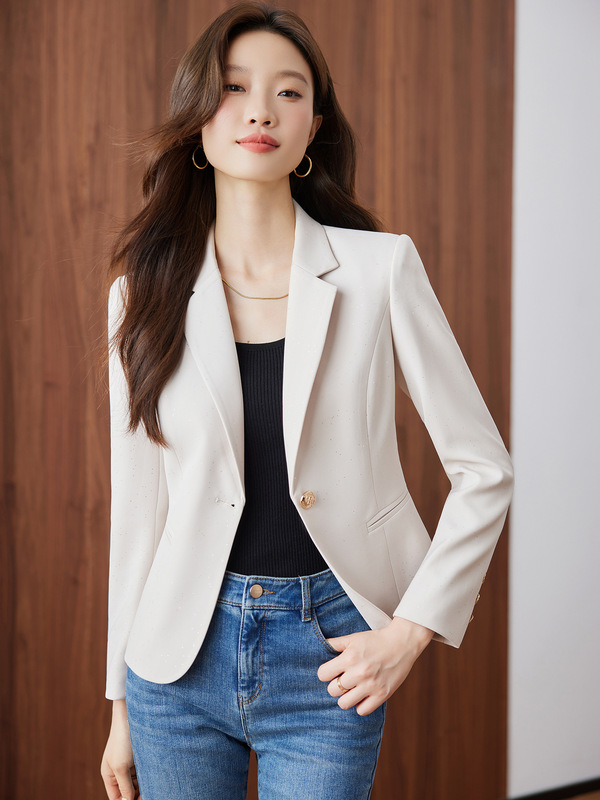 高级感西装外套女小个子2025新款秋季职业气质收腰女士小西服上衣|undefined