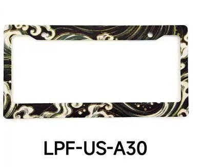 Selling Graffiti License Plate Frame Plastic, License plate holder/license plate holder - wave-c