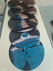 Multi-color cymbal pad silent cymbal mutes set snare drum damping pads and muffler pads jazz drum brush holders and beater pads