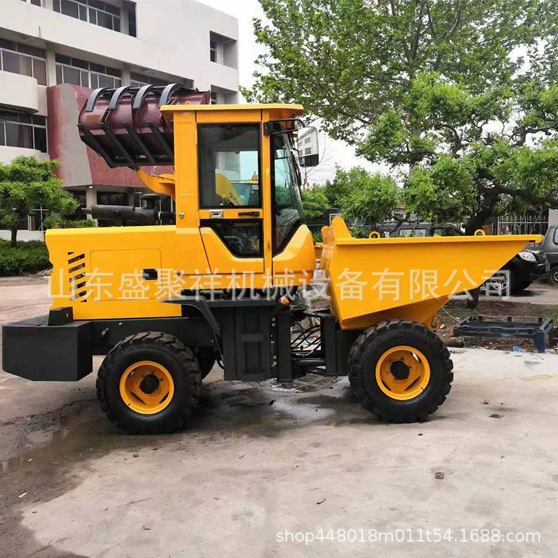 Грузовик для перевозки песка и гравия Shengjuxiang, малый фронтальный самосвал Chengda, четырехколесный дизельный самосвал для продажи