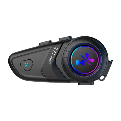 Source Factory Upgraded Lx3 Motorcycle Helmet Headset Wireless 5.4 Riding Waterproof Bluetooth (Motorcycle Helmet Headset) - upgraded-lx3