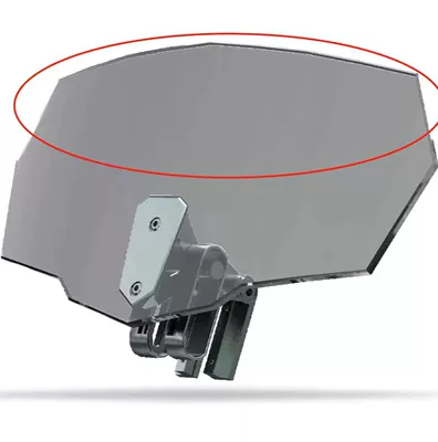 Wind Protection, Motosiklet ləvazimatları və aksesuarları - single-lens-soot