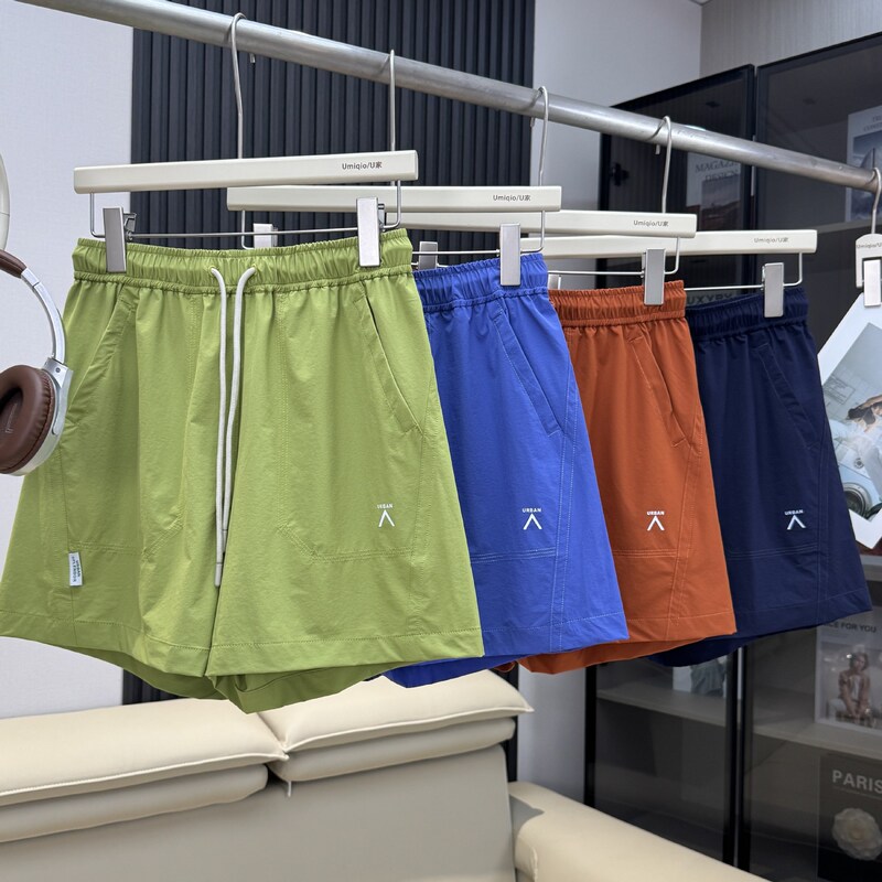 Kemi Ai Jiao Jia! Outdoor Mountain-Style Couple's Lightweight, Breathable, Elastic Waist, Loose-Fitting, Water-Repellent, Quick-Dry Sports Shorts Kemi Ai Jiao Jia! Outdoor Mountain-Style Couple's Lightweight, Breathable, Elastic Waist, Loose-Fitting, Water-Repellent, Quick-Dry Sports Shorts
