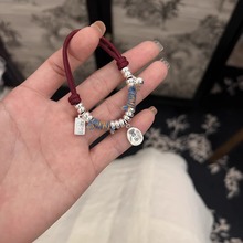 复古中国风情侣手链盘缠手串红绳手绳小众本命年礼物编绳手钏