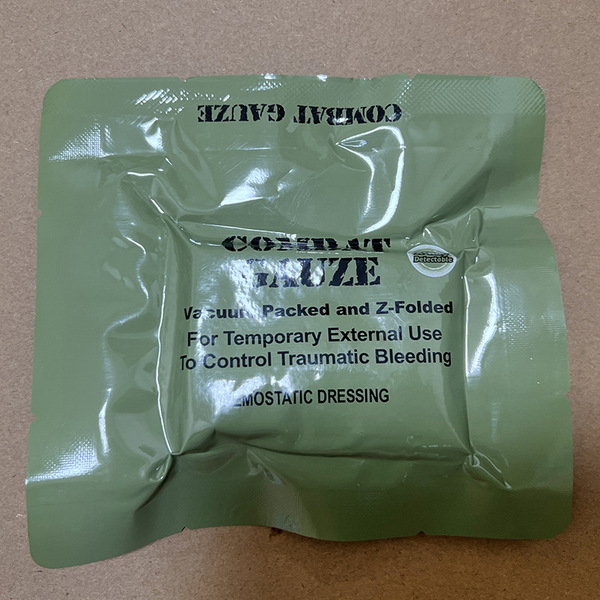 Kaolin soil shell poly glycogen gauze fighting gauze Hemostatic…