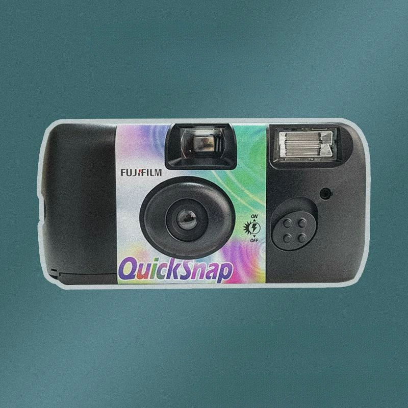 Polaroid, disposable bidet, children's retro camera