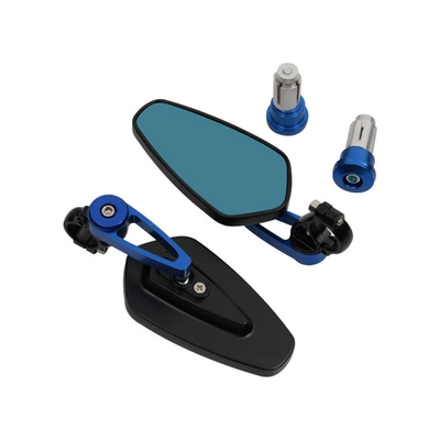 Motorcycle Safety Supplies rearview mirror modification - own-mirror-blue