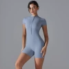 6657 shorts jacket-smog blue