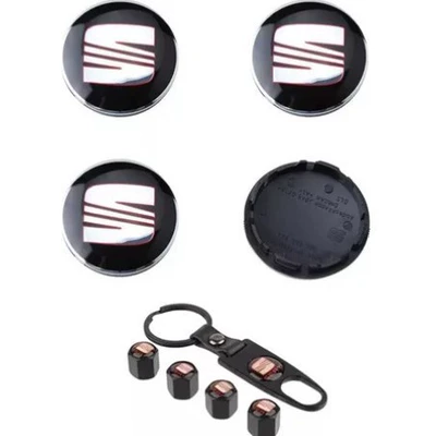 Suitable for Seat Hub Cap Valve Seat Tire Logo New Modified Valve Cap Hub Center Cap
