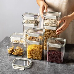 バックル密封缶食品級雑穀収納缶密封防湿食品収納缶香料収納ボックス密封ボックス