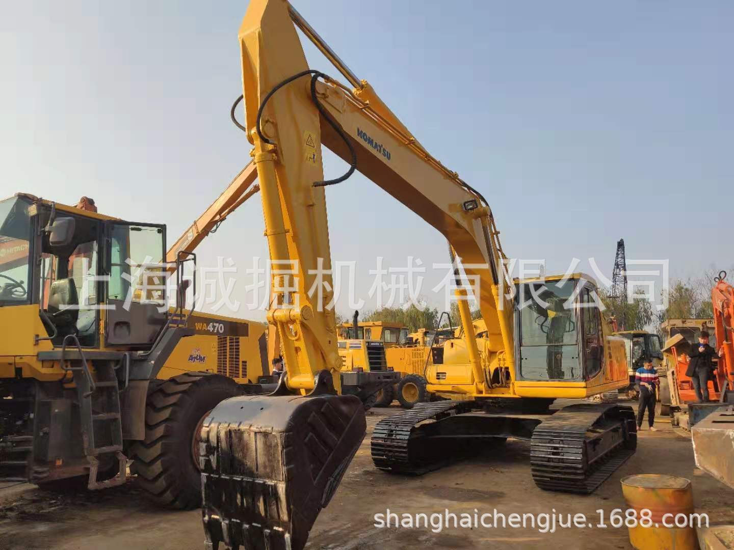 出口二手小松PC220 挖掘机