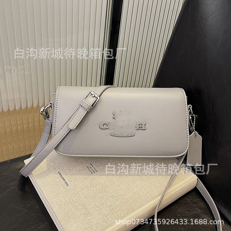 跨境新款外贸小方包纯色简约单肩斜挎通勤女包包bags时尚潮流bags|undefined