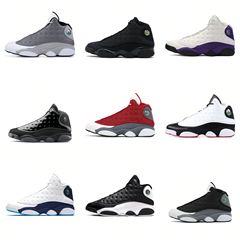 莆田靴クロスボーダー AJ13 リバースパンダ黒、白、オレンジ、白、緑のイースターエッグアンソニージョー男性と女性のスポーツバスケット