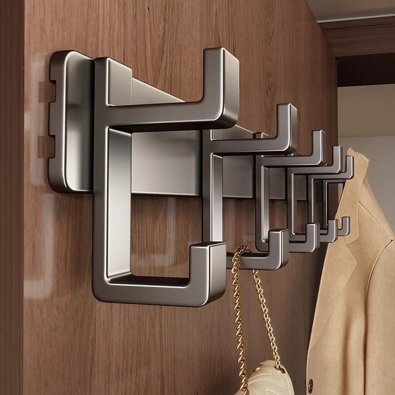 Hook for Wall Mounting, Strong Load-Bearing Entryway Door Clothes Hook, High-Grade Clothing Fixing Wall Bathroom Restroom