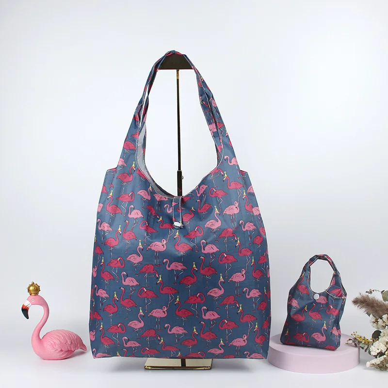 Cartoon handheld foldable shopping bag, Korean style, wholesale